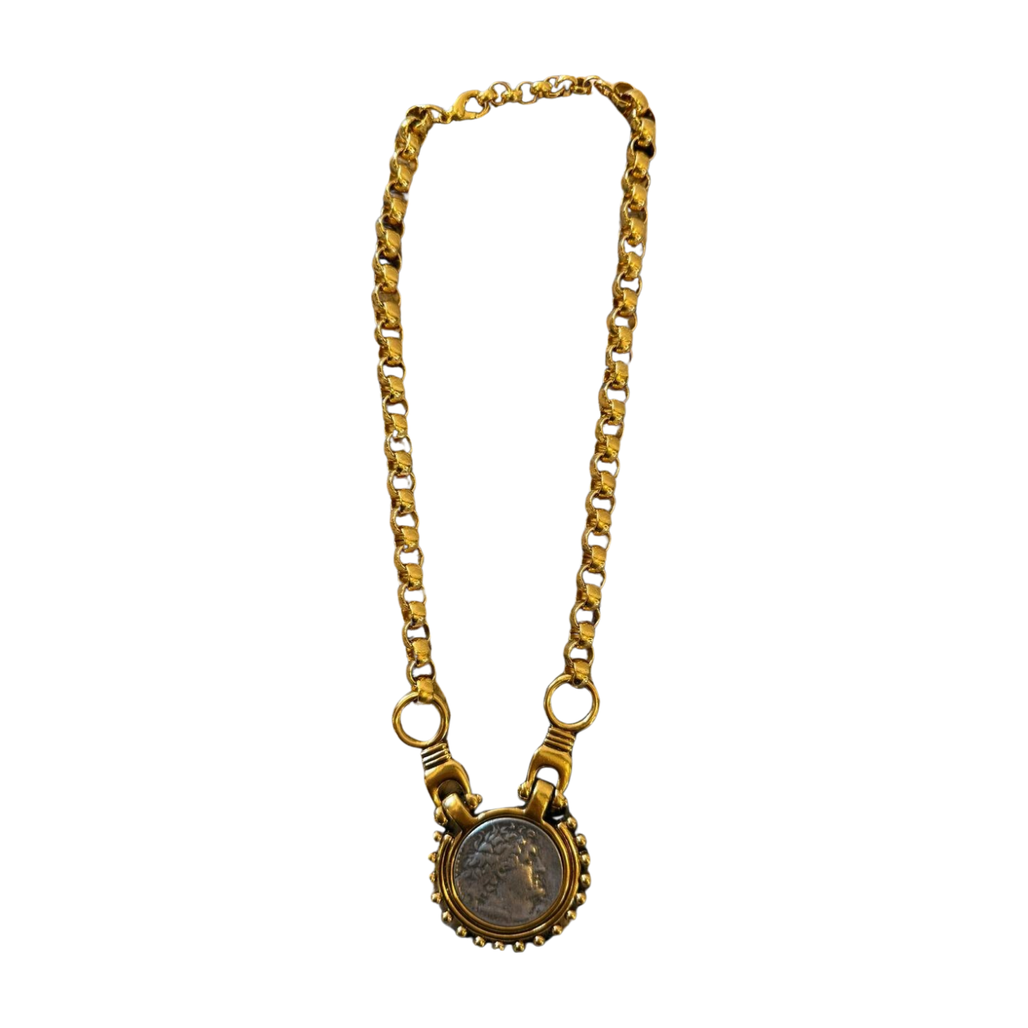 Vintage Roman Coin Necklace