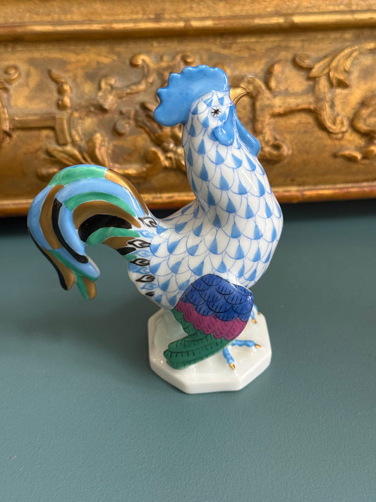 Herend Hand-Painted Porcelain Rooster