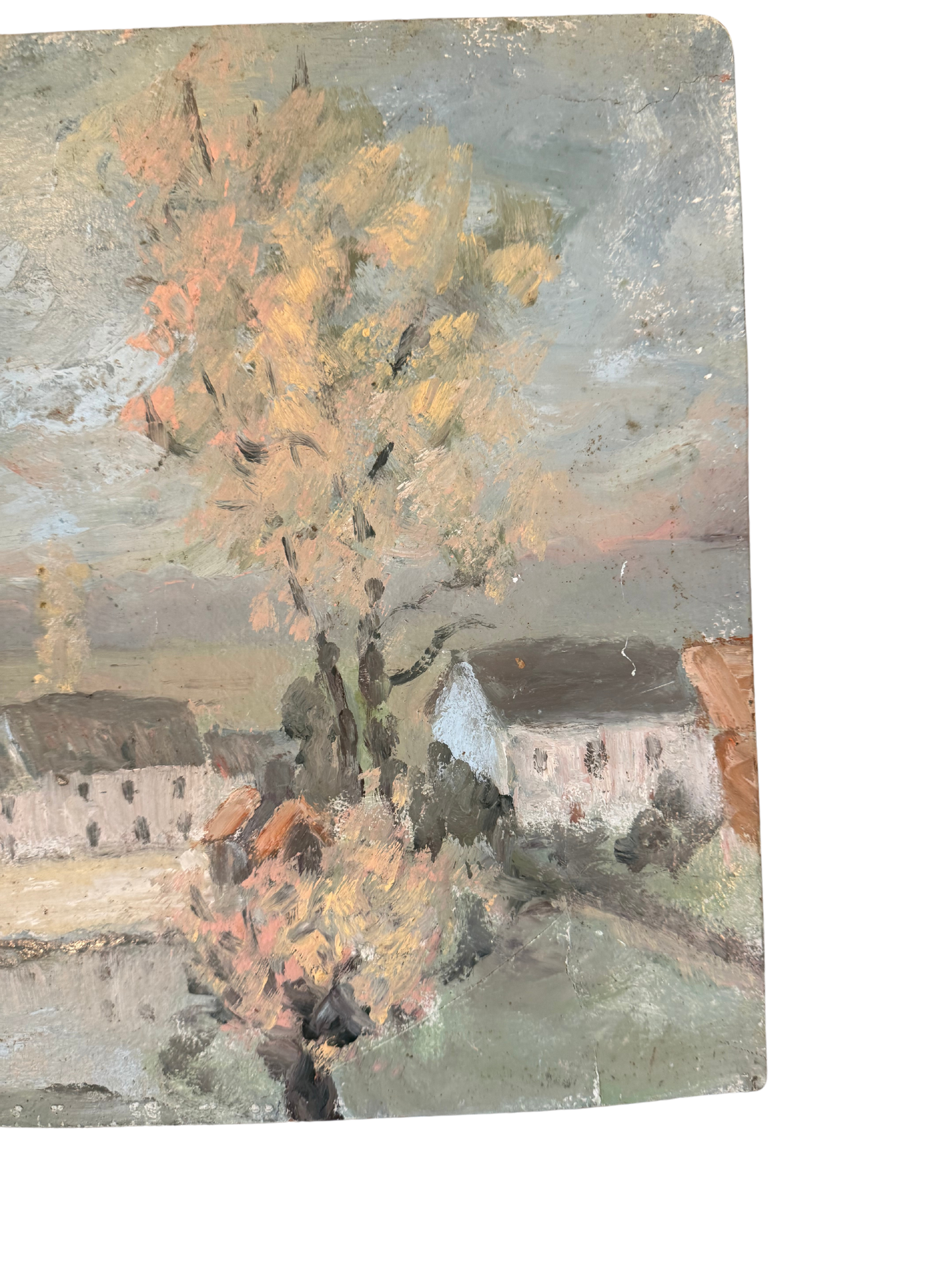 Vintage Impressionist Landscape