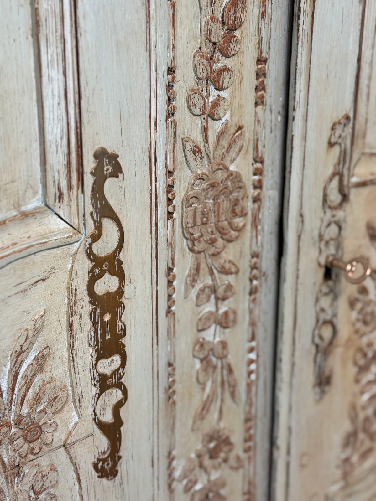 Antique French Wedding Armoire | Early 1800s