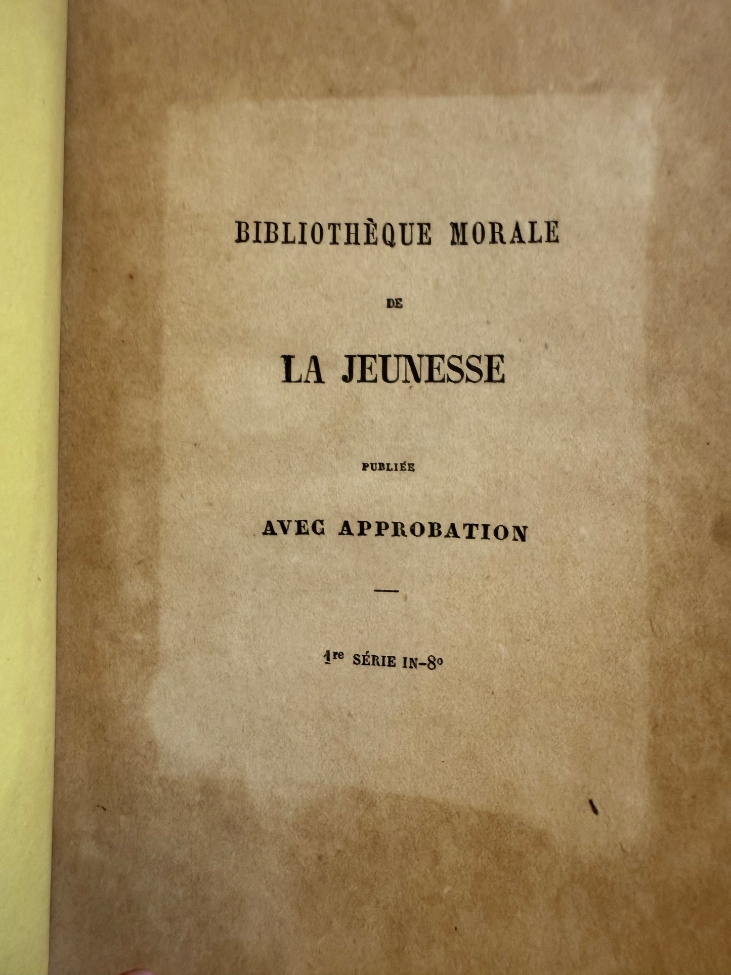 Antique French Cartonnage Book