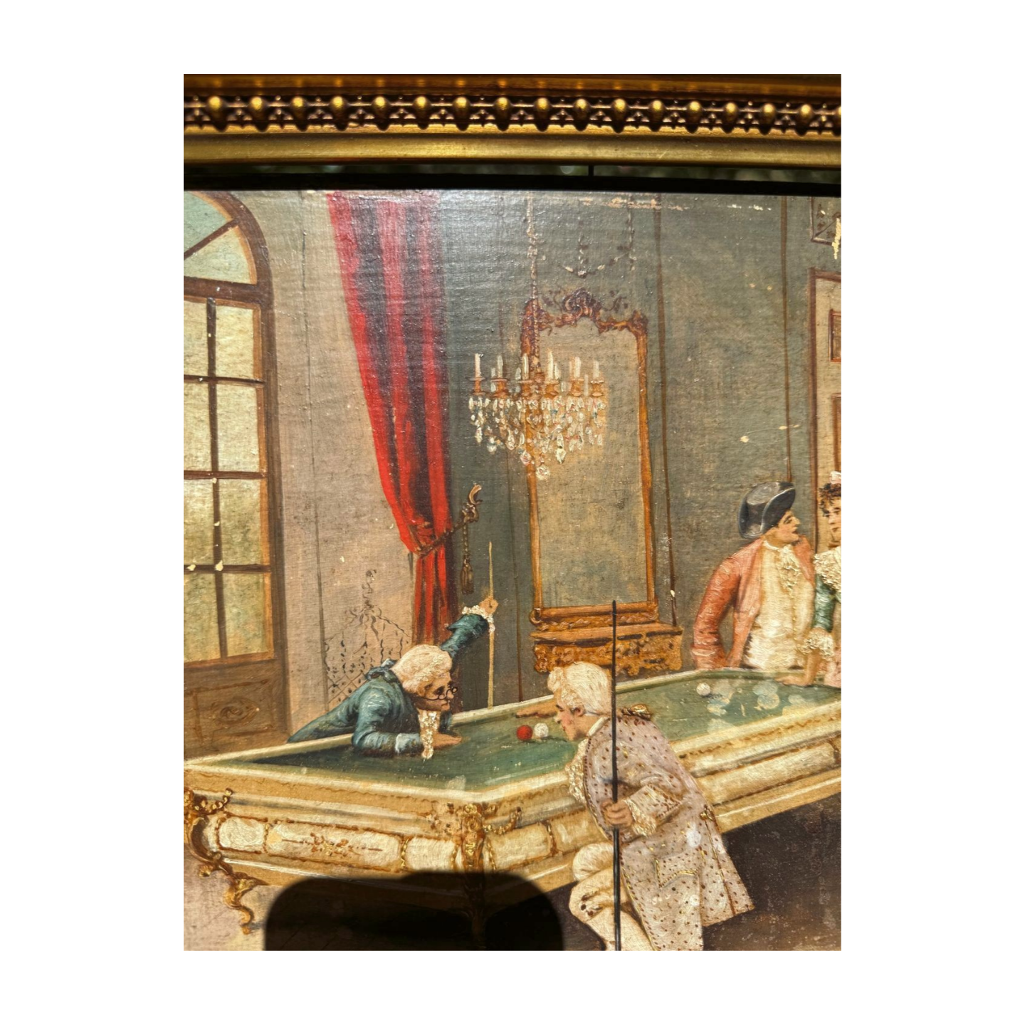 Antique French Framed Oil Painting