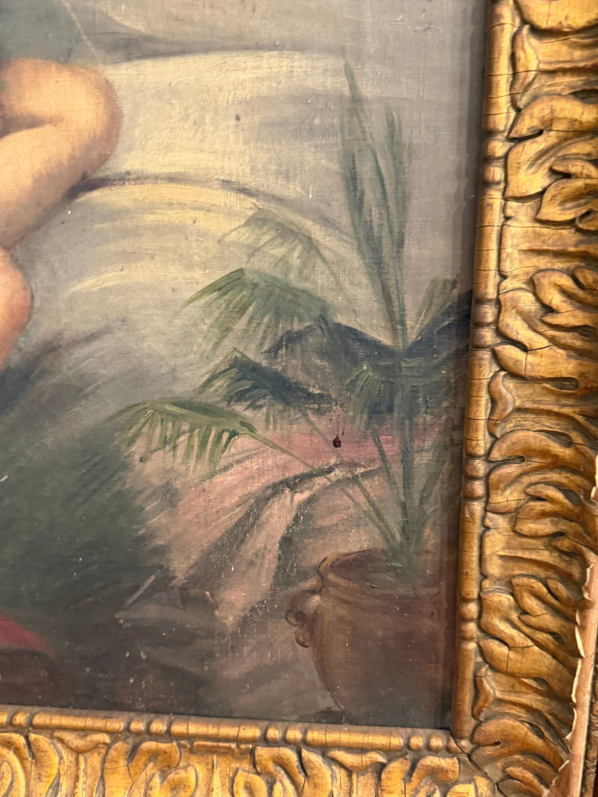 Antique French Portrait of a Woman
