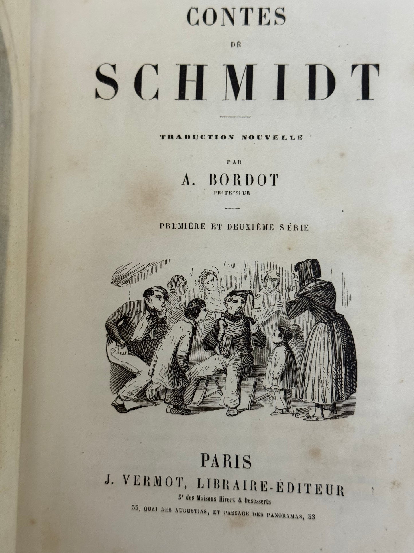 Antique French Book — Contes de Schmid