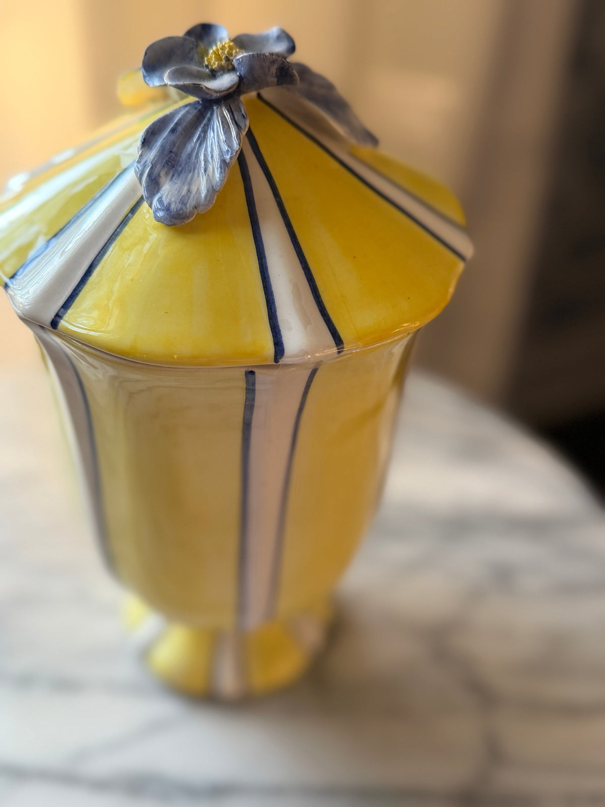 Italian Lidded Porcelain Vessel