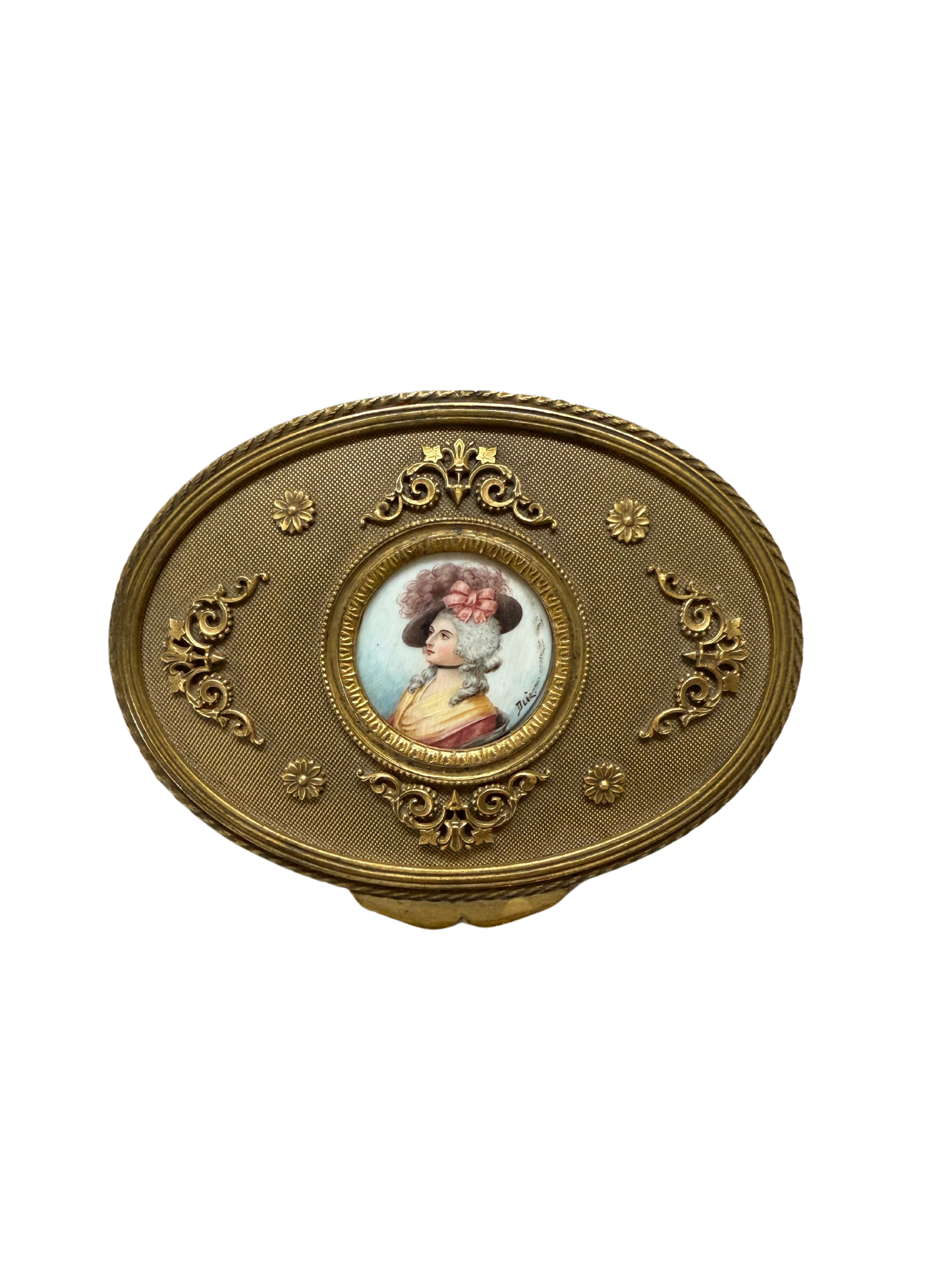 Antique French Portrait Box