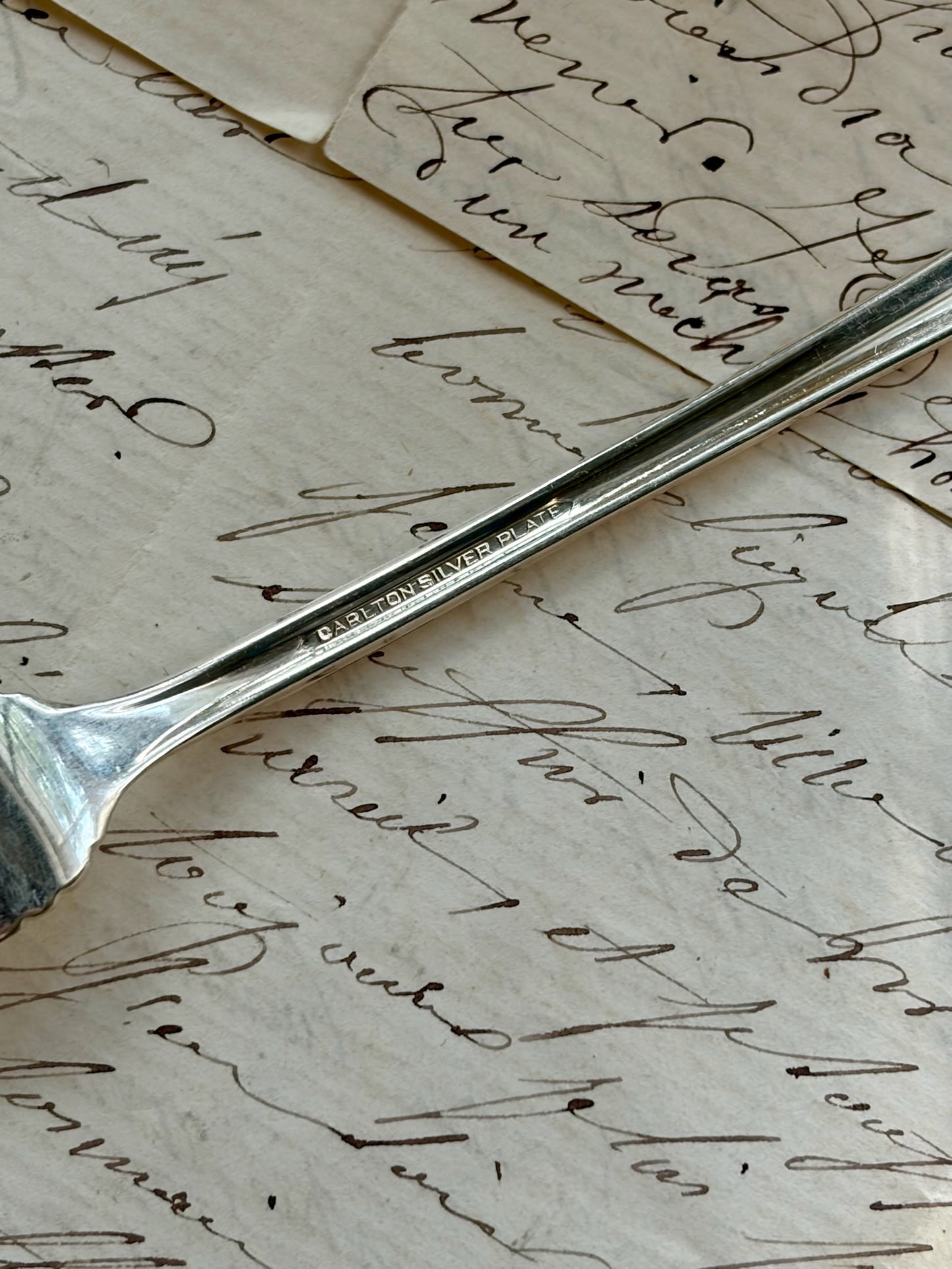 Carleton Silver Plate Cocktail Forks, Set of 4