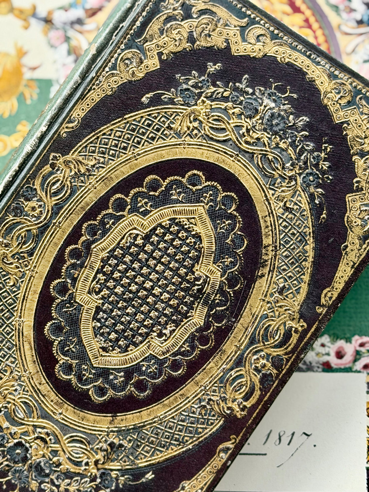 Antique French Gilt-Stamped Mame Cartonnage Book, Bibliothèque de la Jeunesse Chrétienne, Tours