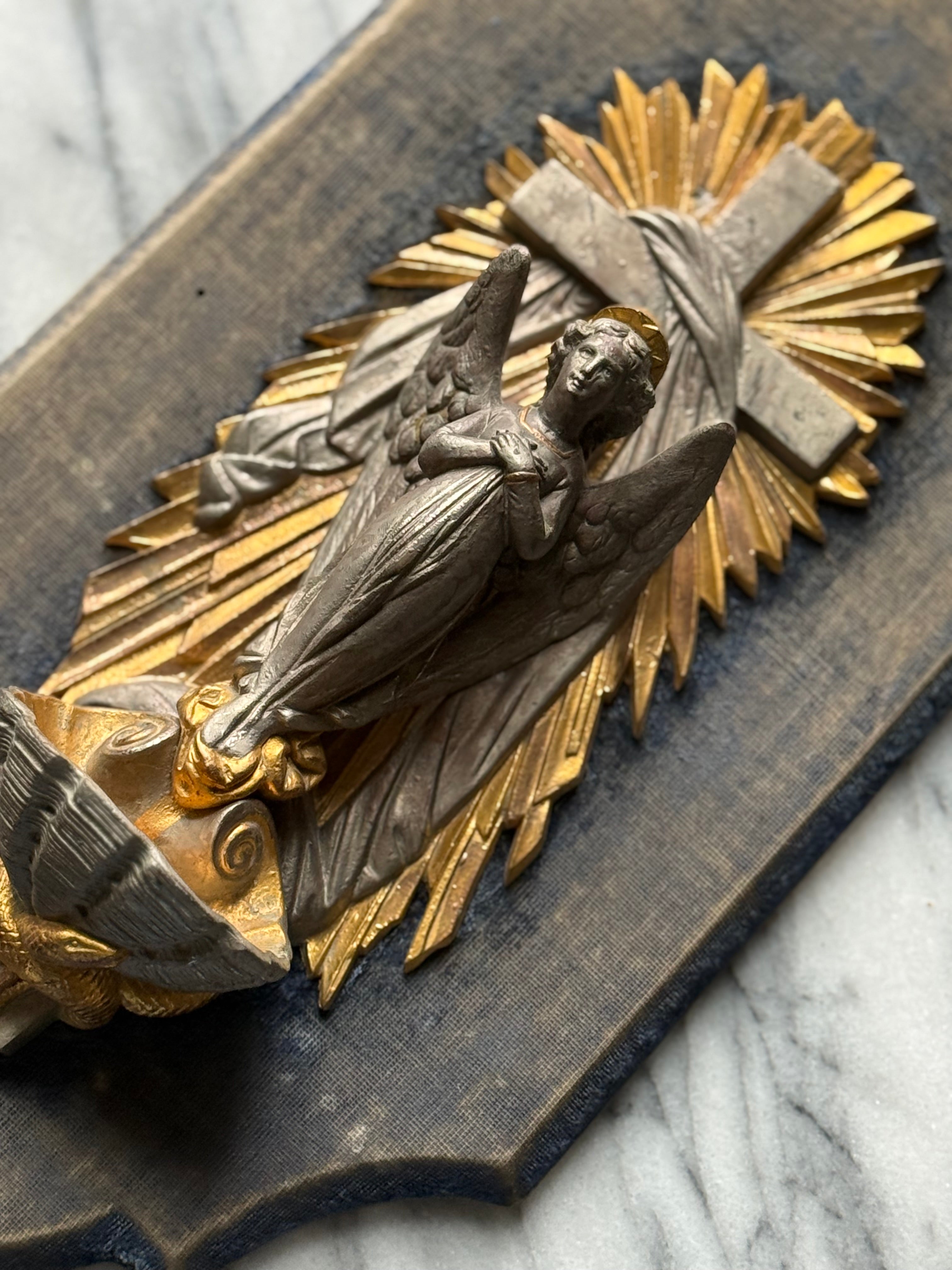 Antique French Holy Water Font