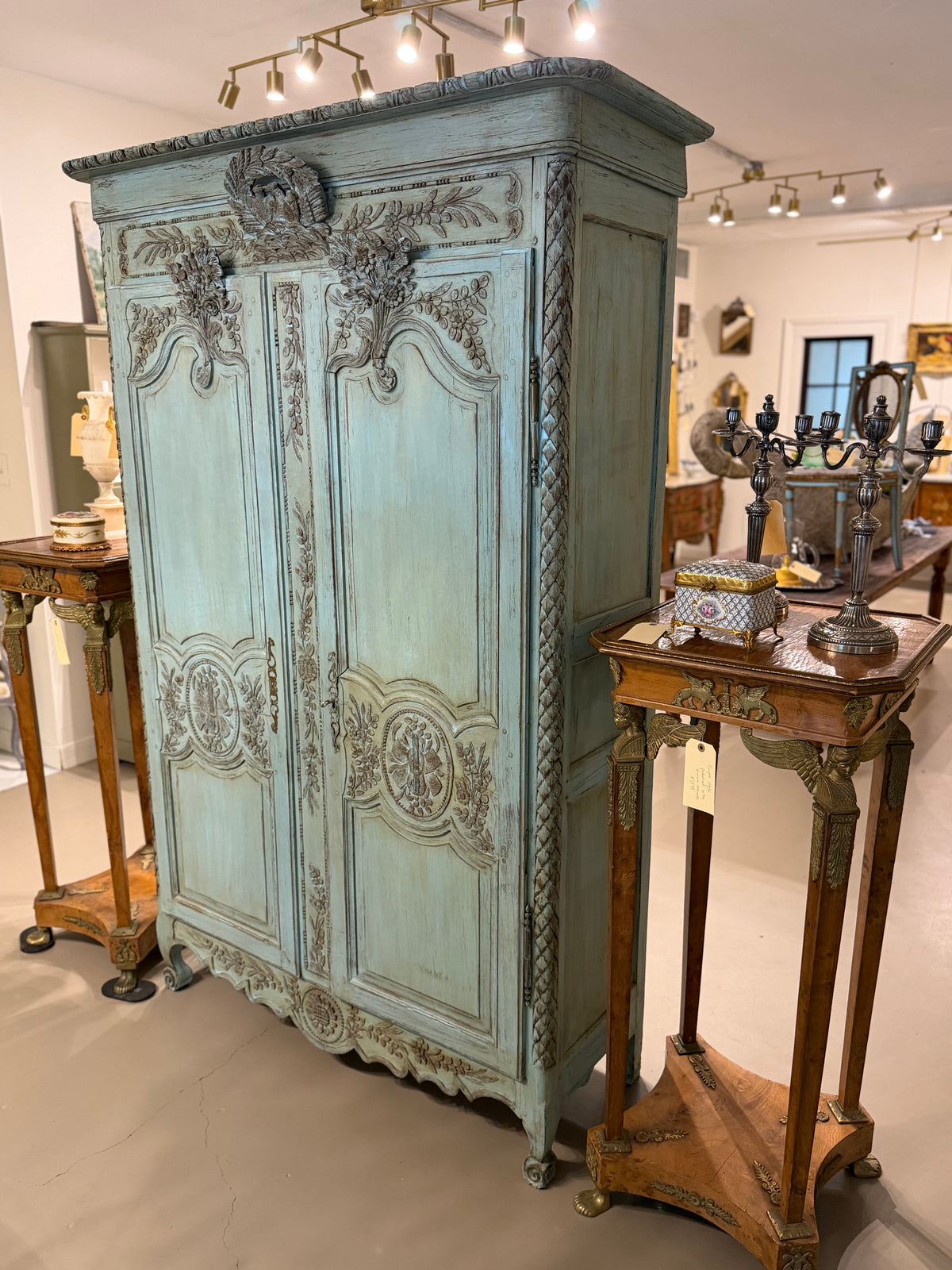 Antique French Wedding Armoire | Early 1800s