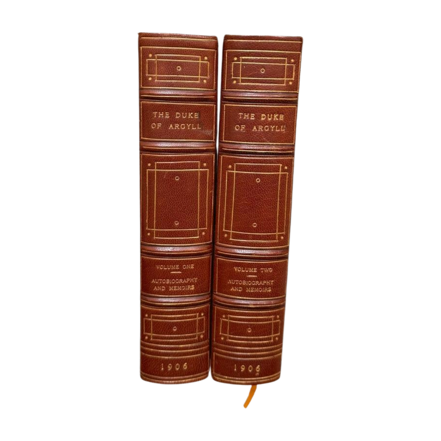 The Duke of Argyll: Autobiography and Memoirs (Connoisseur Edition, 1906) Book Set