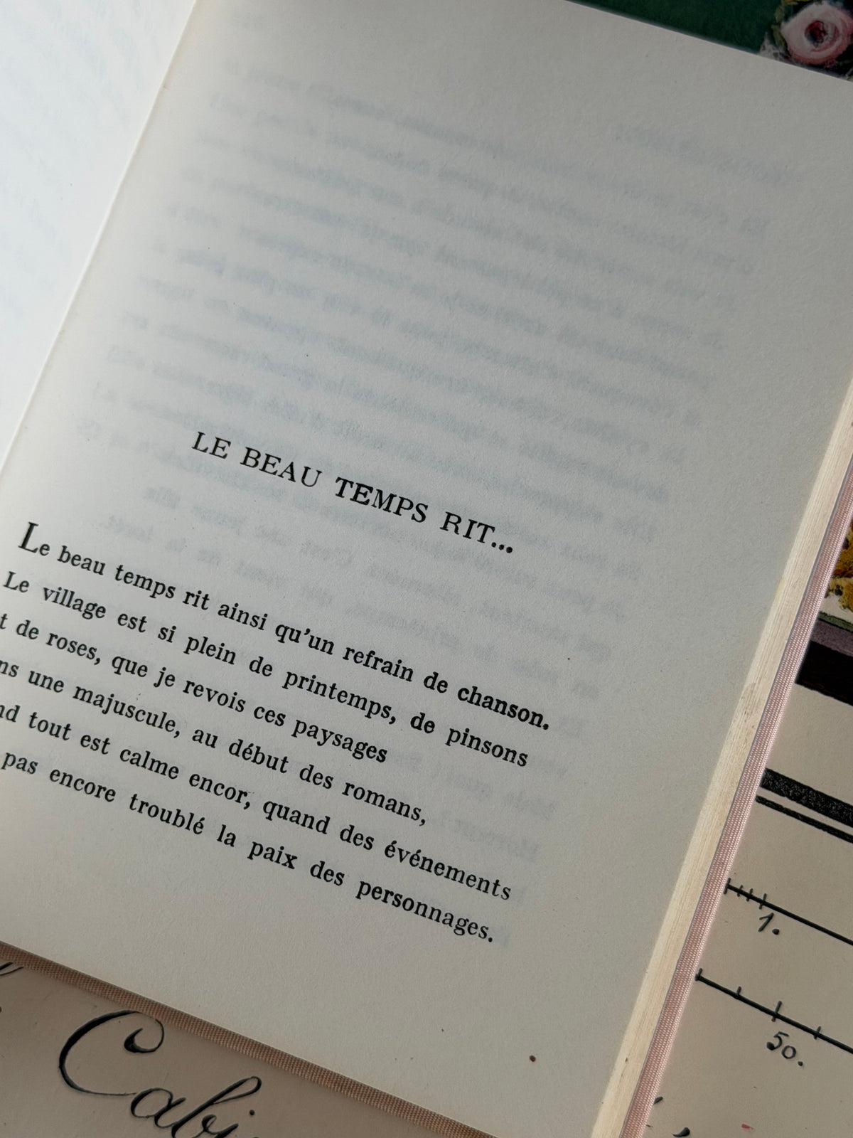 Vintage French Love Poems, Vous et Moi by Paul Géraldy, 1960