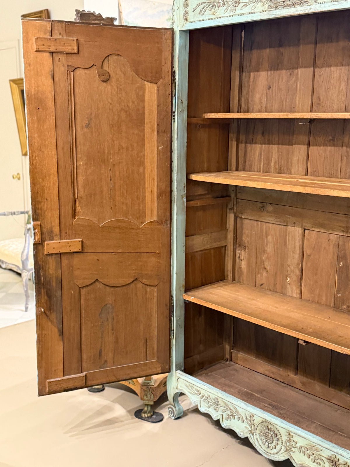 Antique French Wedding Armoire | Early 1800s