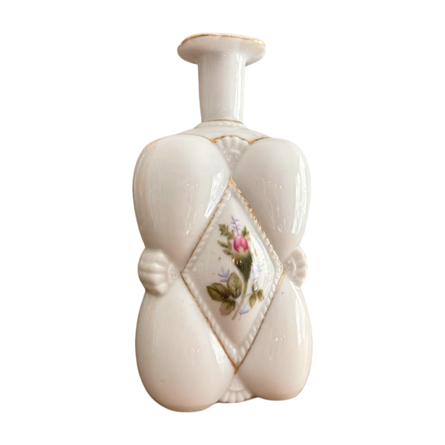 Hand Painted Porcelain Bottle