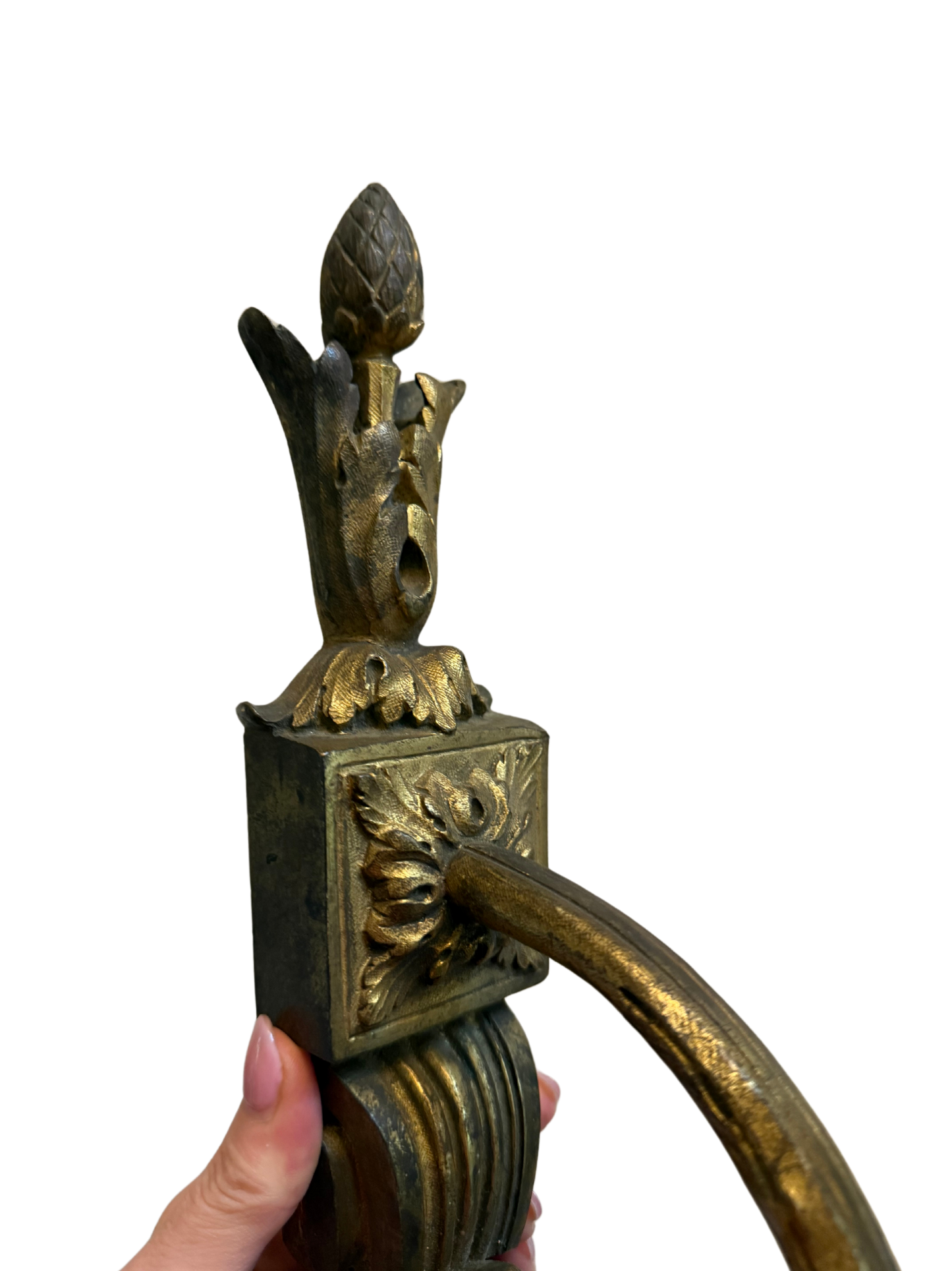 Antique French Bronze Wall Sconce