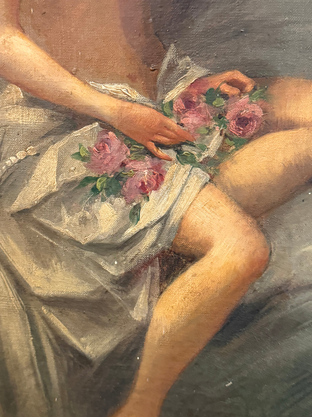 Antique French Portrait of a Woman