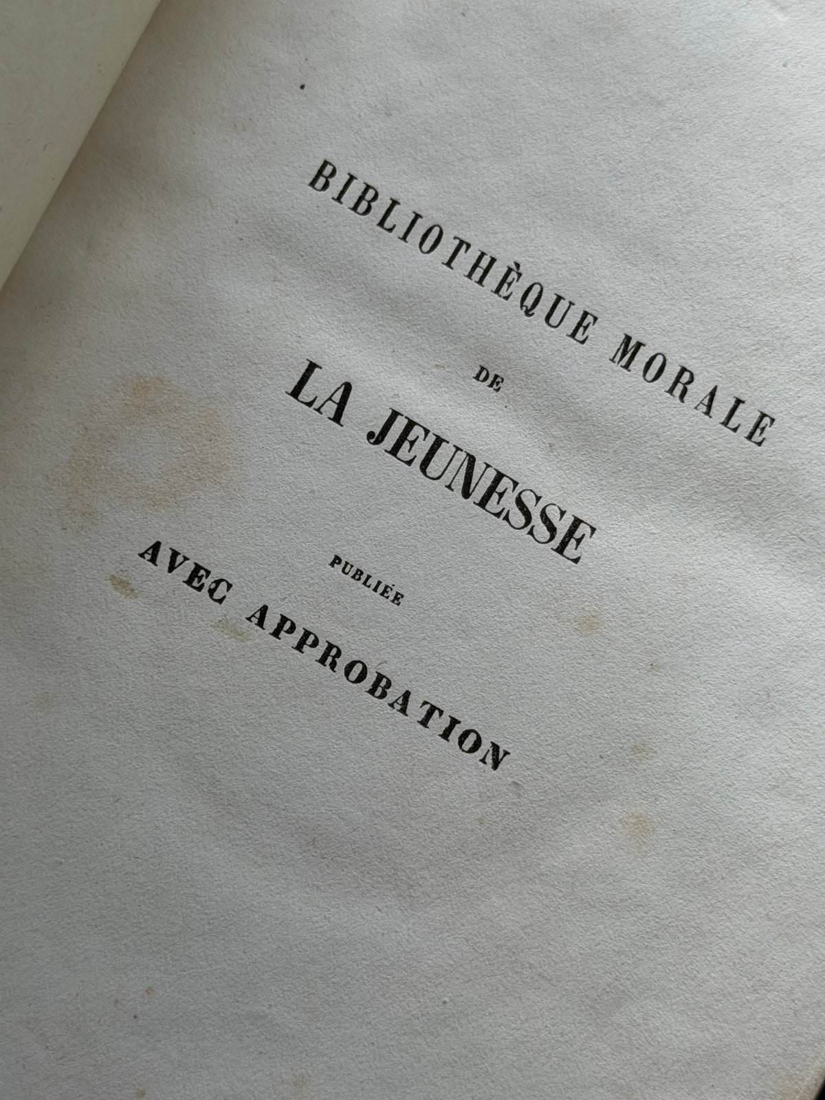 Antique French Gilt-Stamped Book, Jeanne de Montfort, Mégard, Rouen, 1858