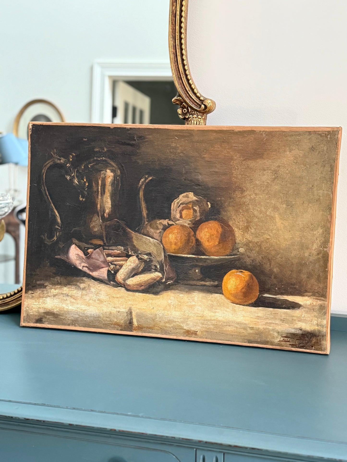 Antique French Still Life Painting