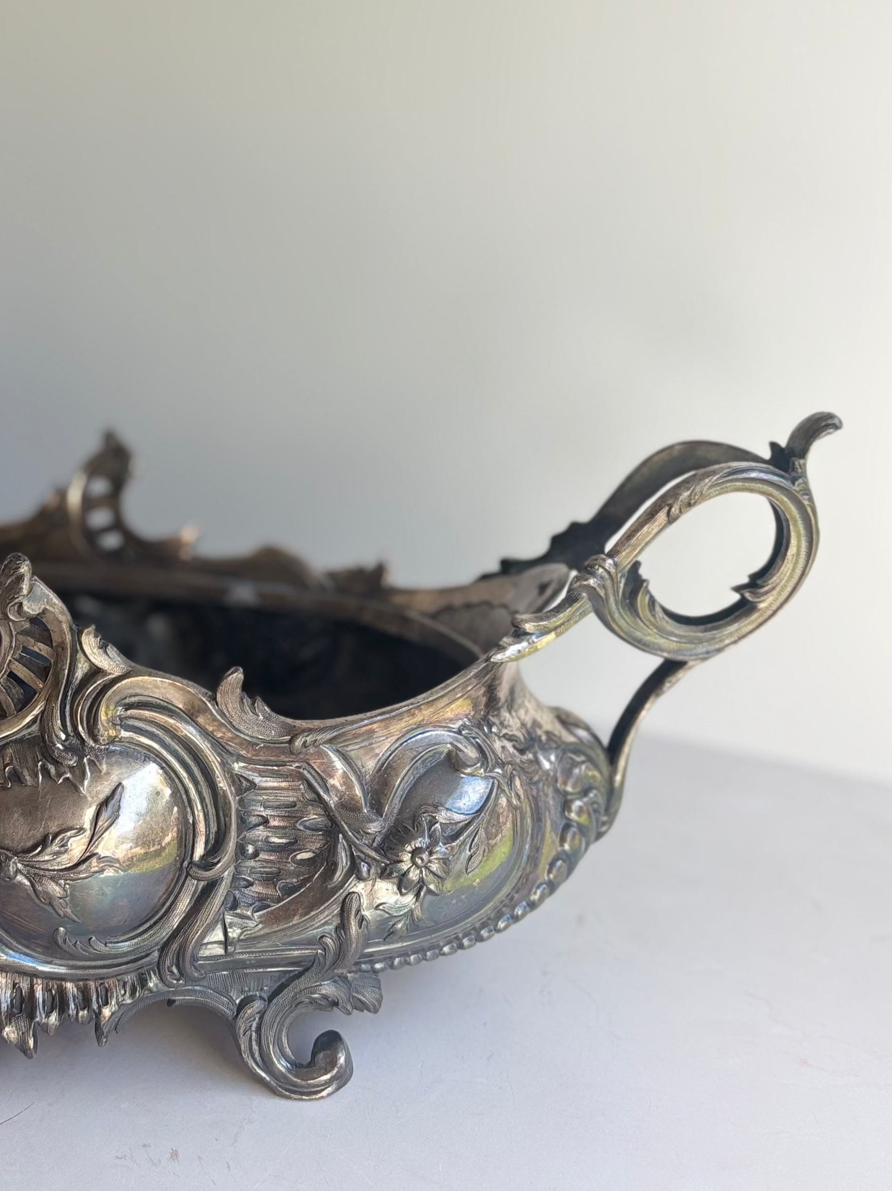 Antique French Silver-Plated Jardinière