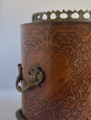 Antique French Marquetry Jardinière