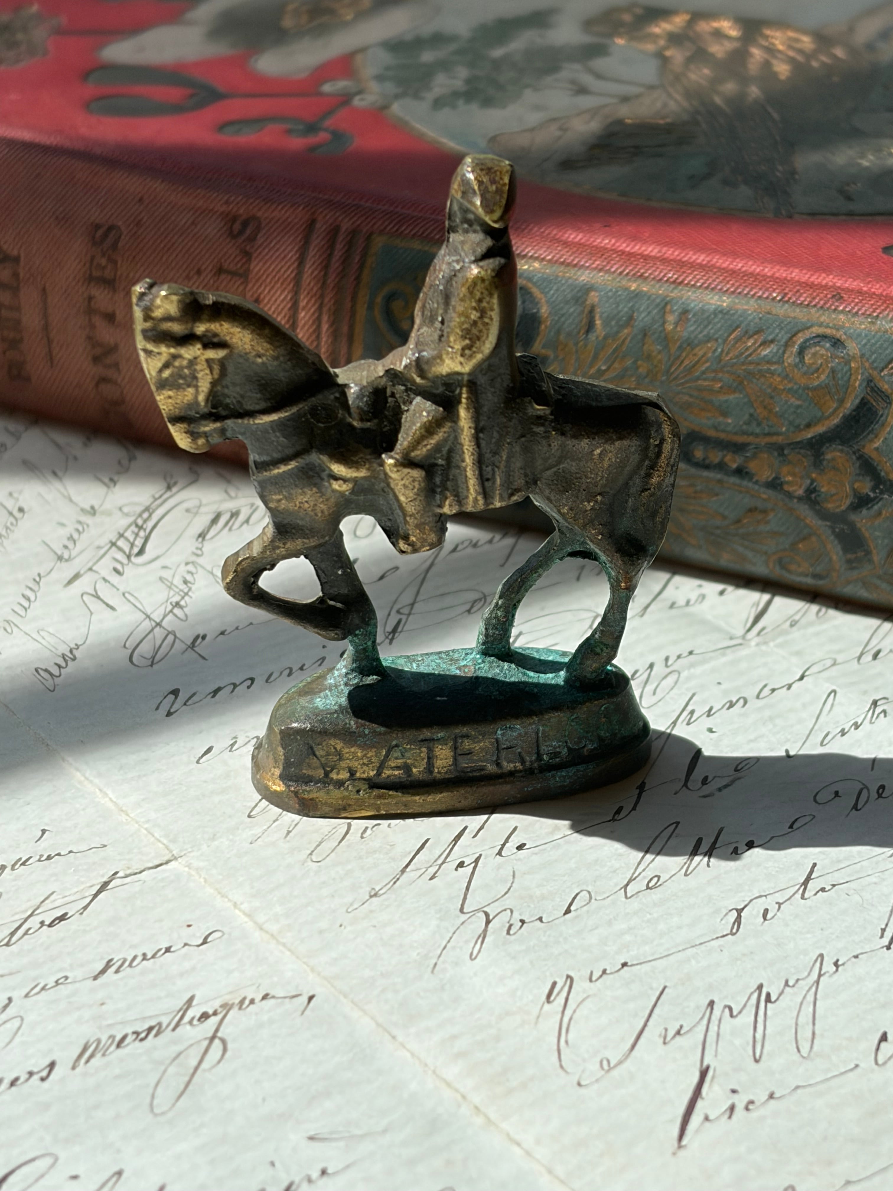 Antique French "Waterloo" Equestrian Figurine