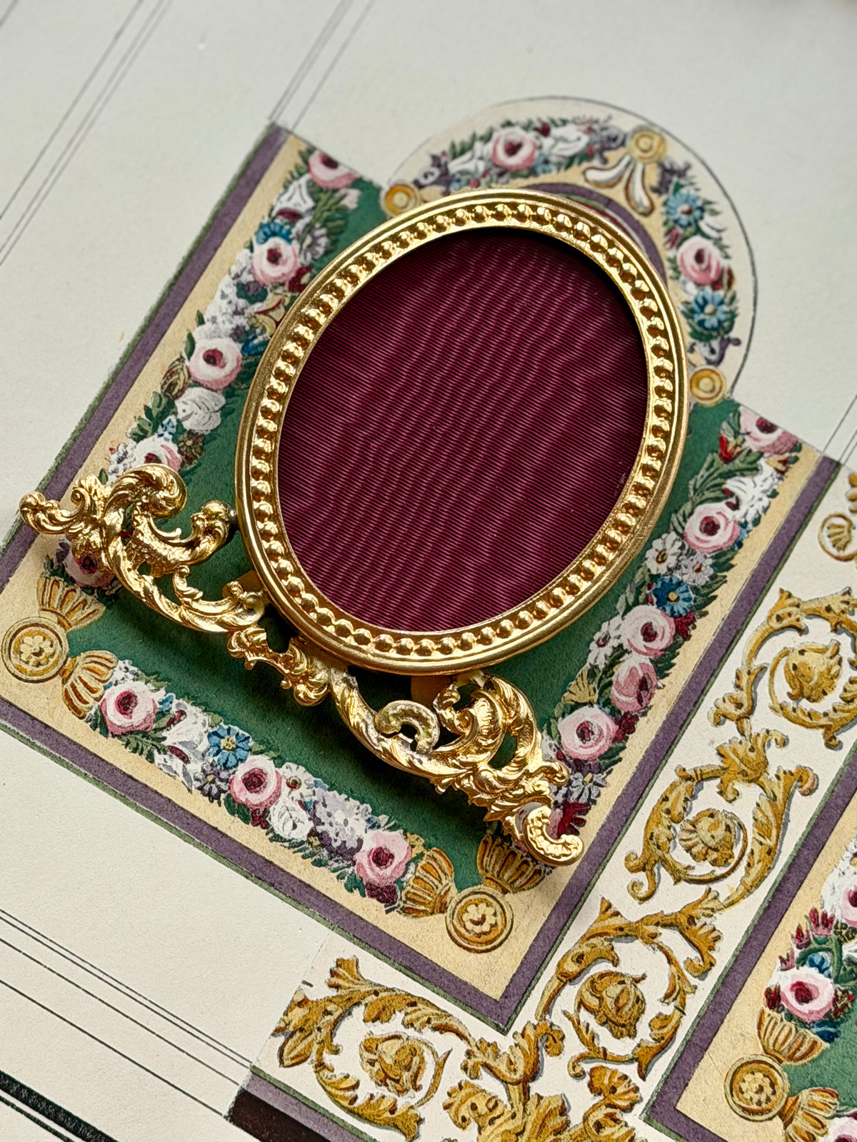 Antique French Gilt Bronze Frame