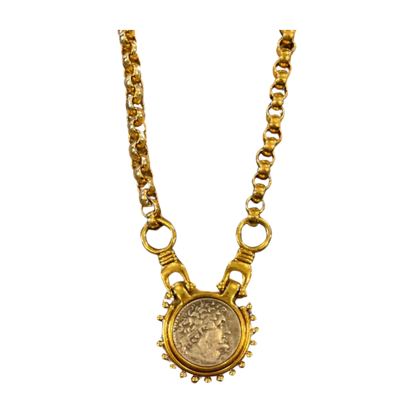 Vintage Roman Coin Necklace