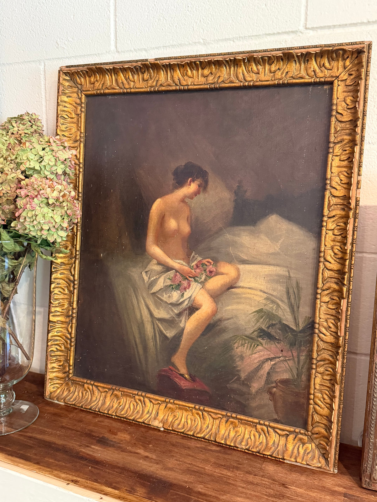 Antique French Portrait of a Woman