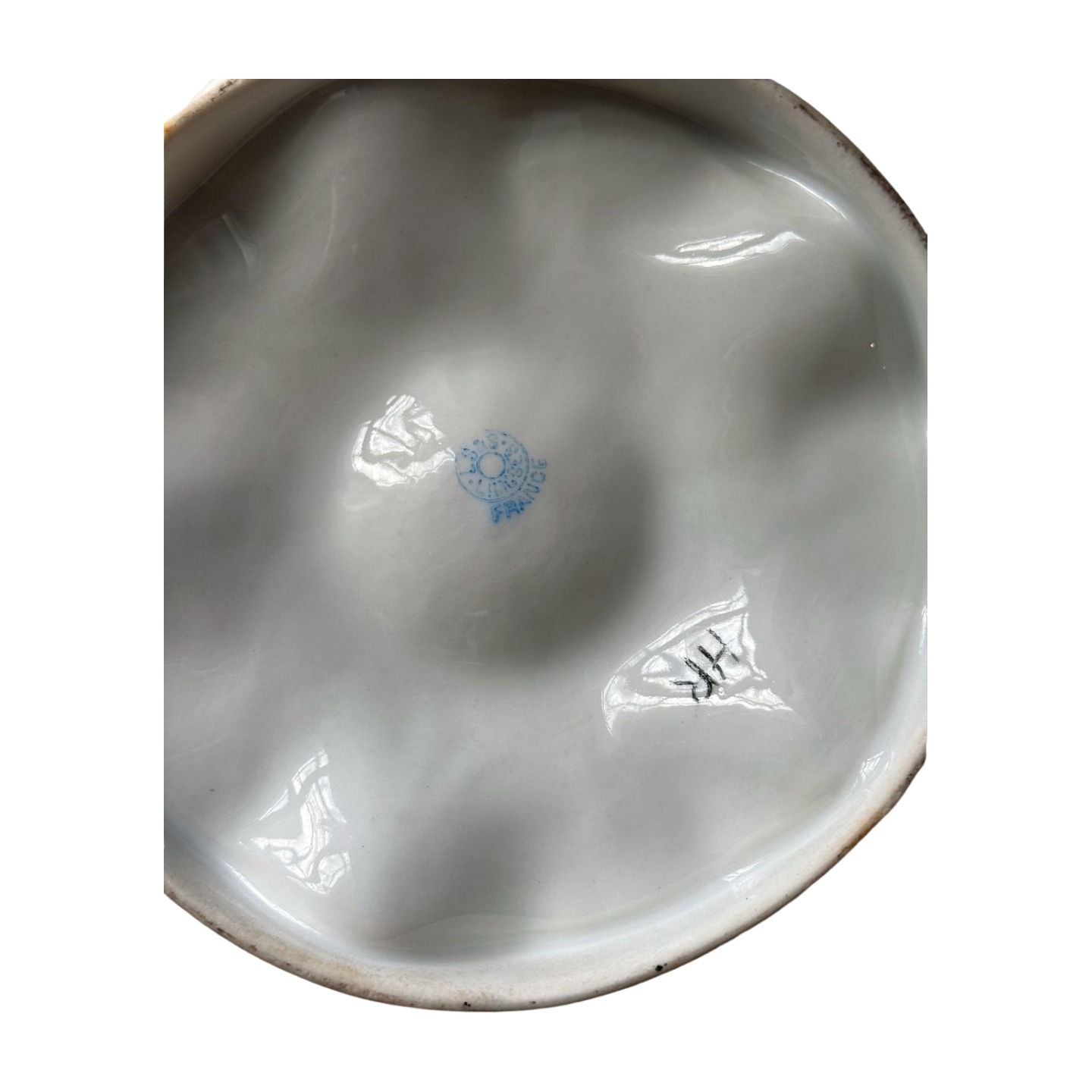 Antique French Limoges Oyster Plate