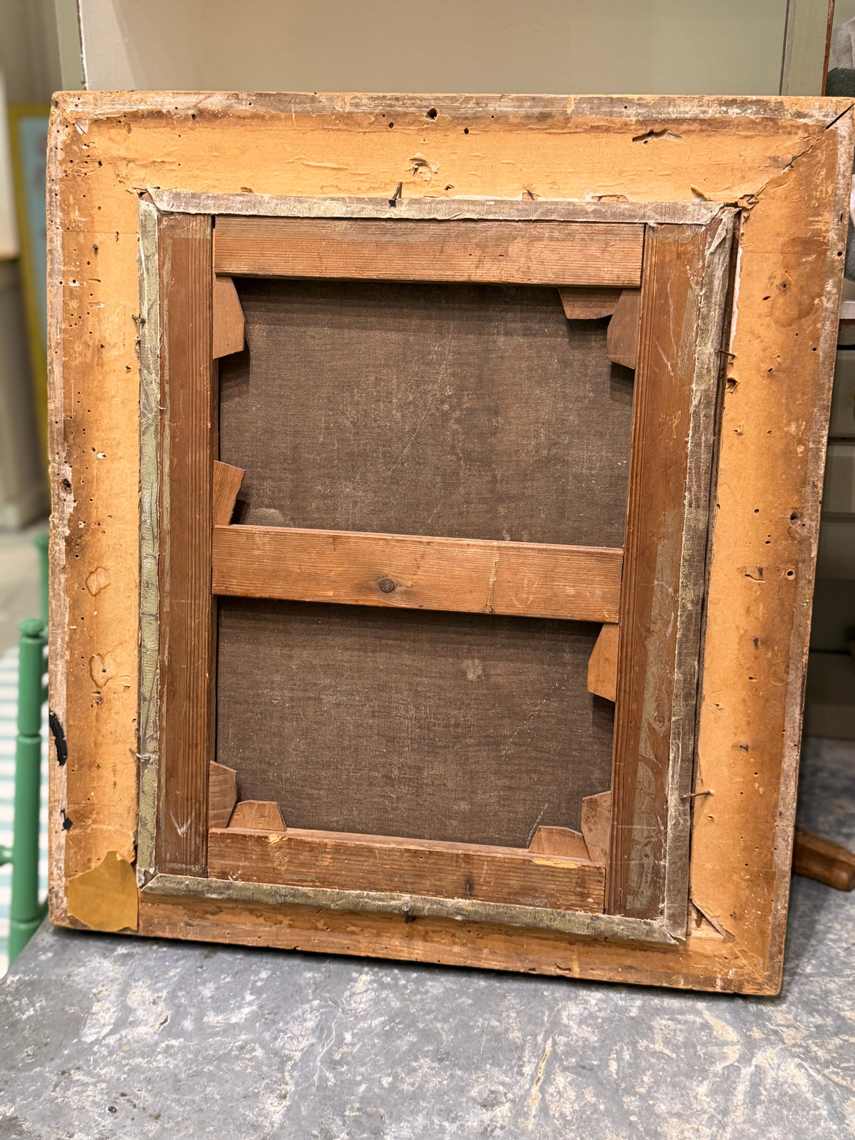 Antique French Portrait of a Lady in Gilt Frame