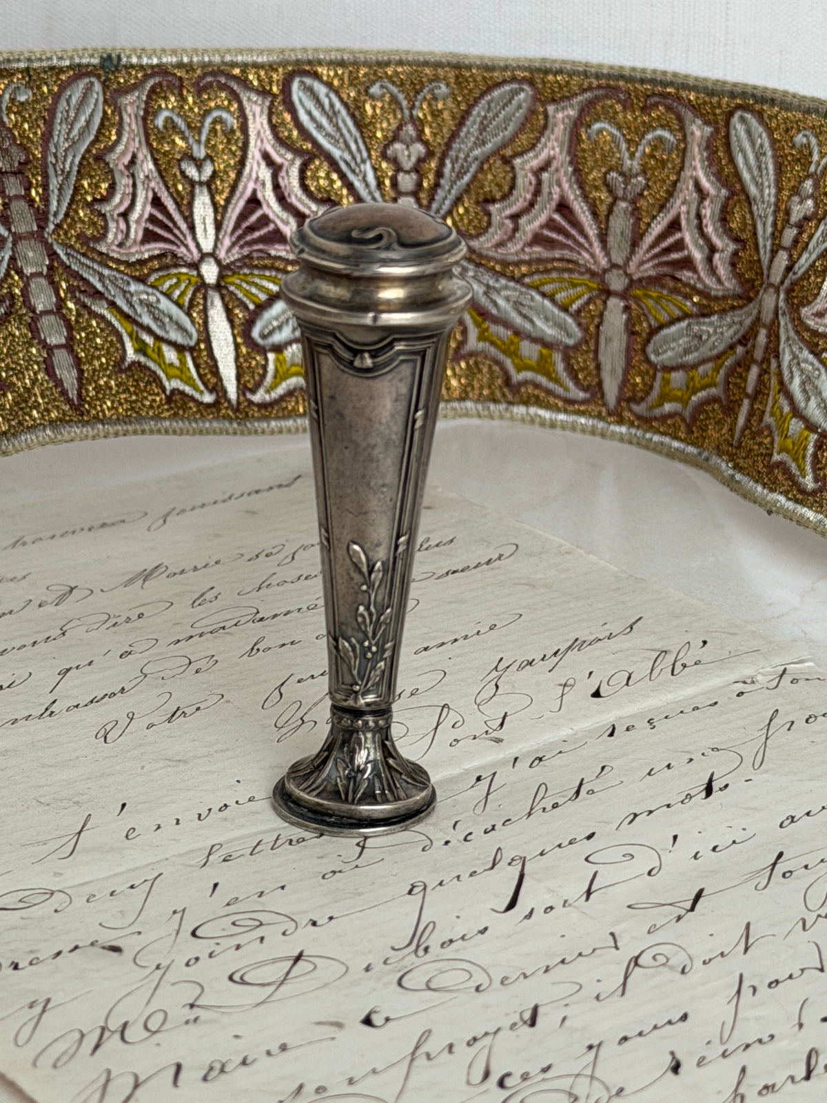 Antique Sterling Silver Wax Seal