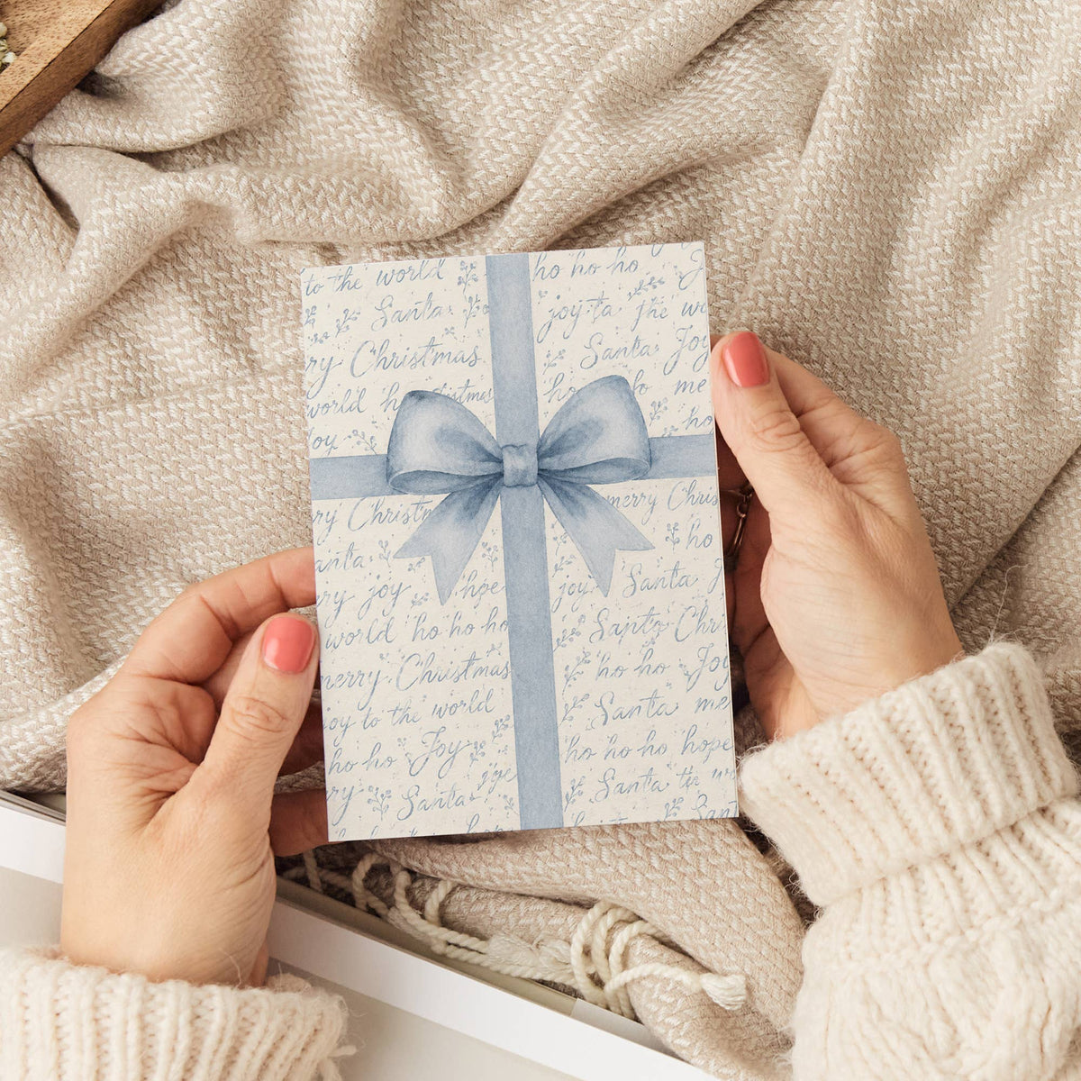 The Gift Christmas Greeting Card