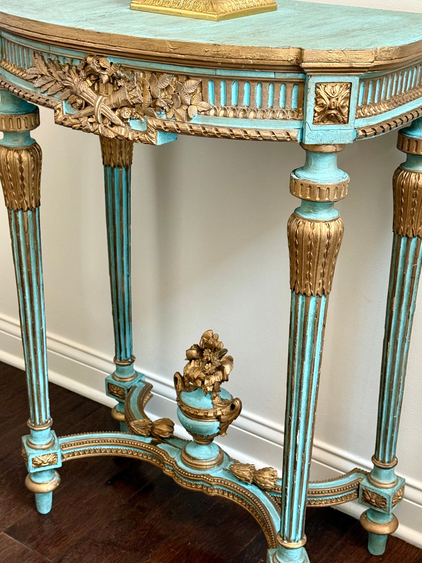Antique French Rococo Revival Console Table