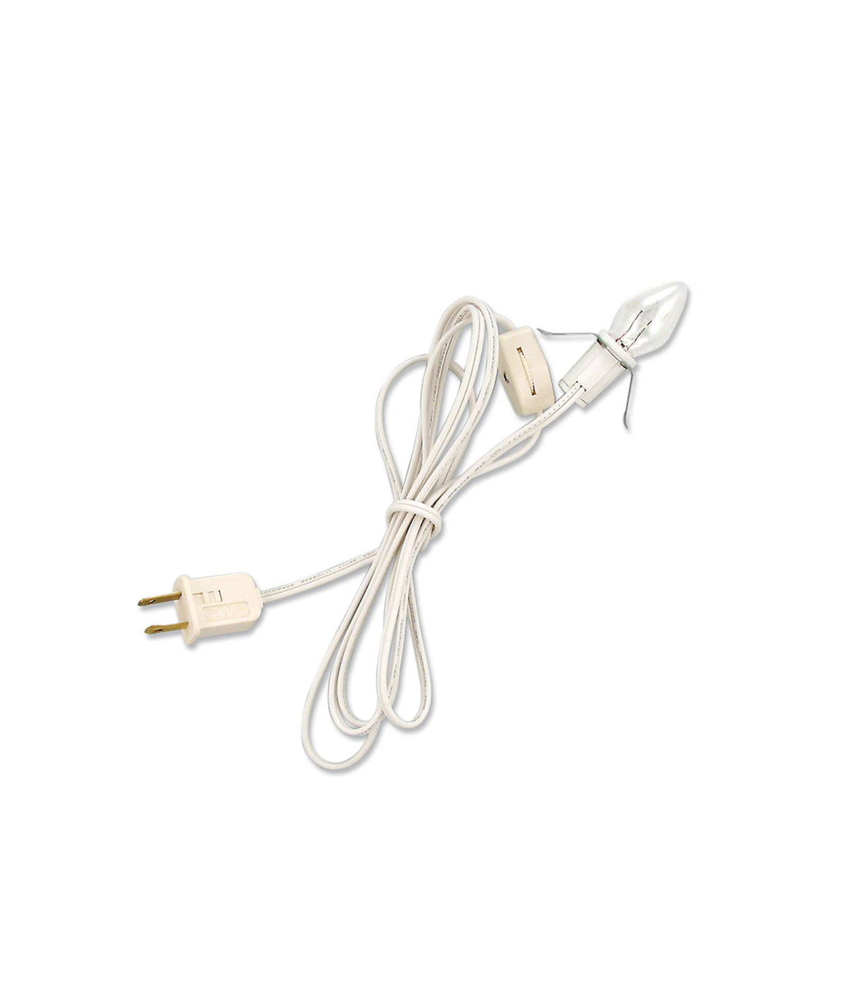 C7 Clear Bulb With White Cord