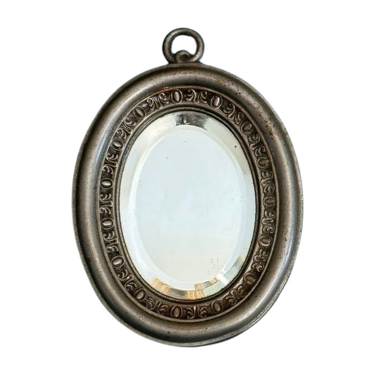 Antique French Miniature Mirror