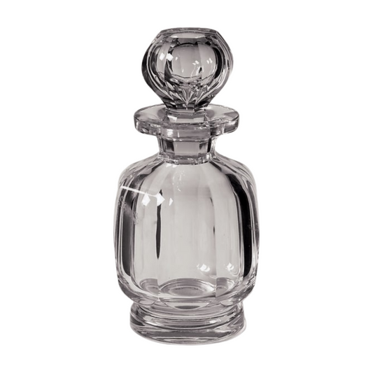 Signed Baccarat Crystal Perfume Bottle — Harcourt / Missouri Pattern