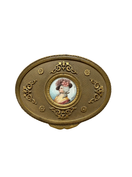 Antique French Portrait Box