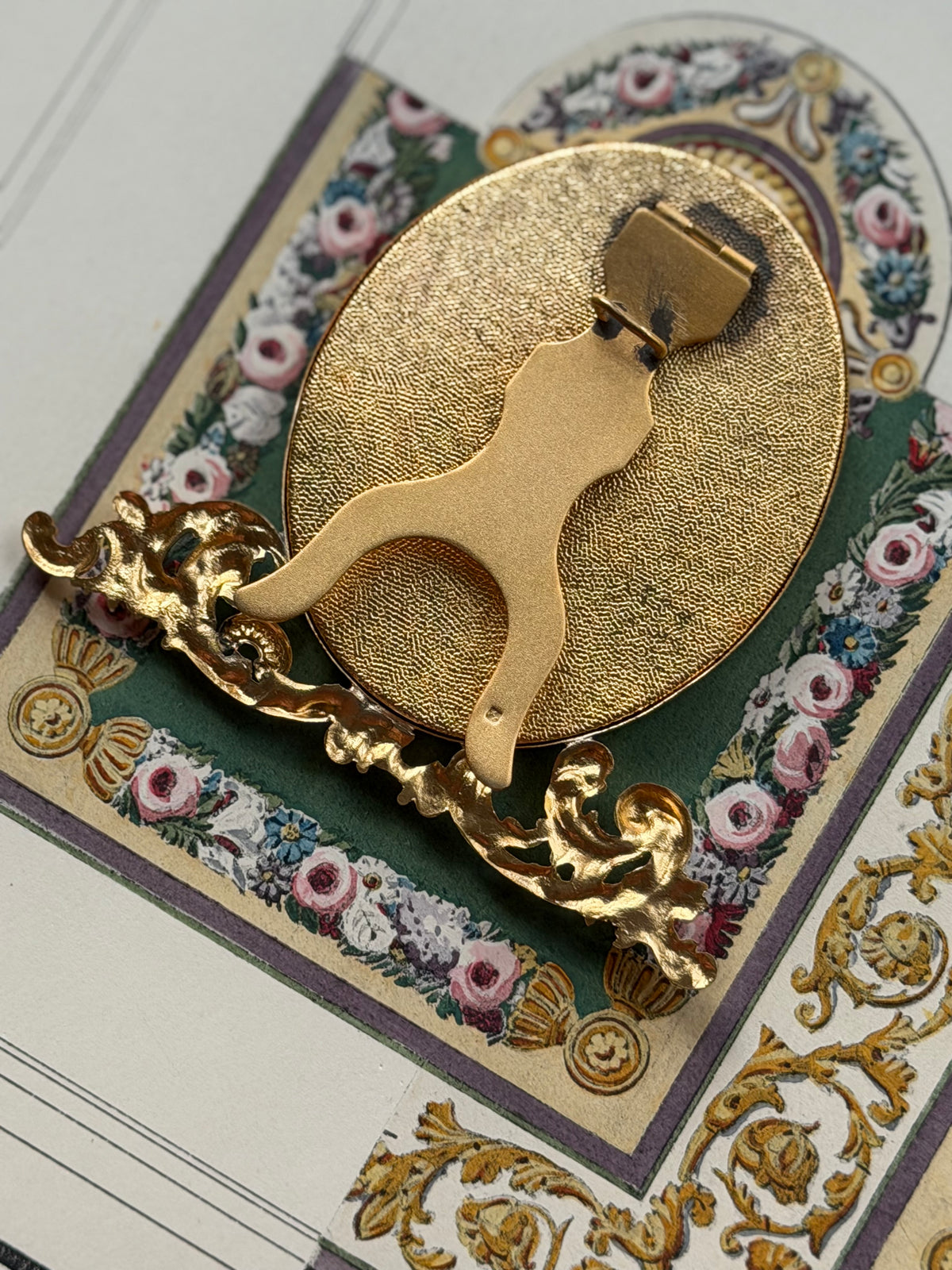 Antique French Gilt Bronze Frame