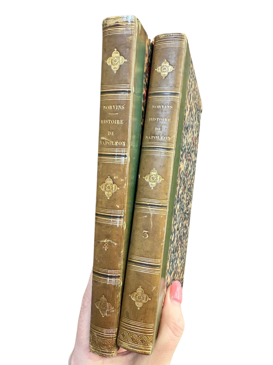 Set of Antique French Napoleon Books