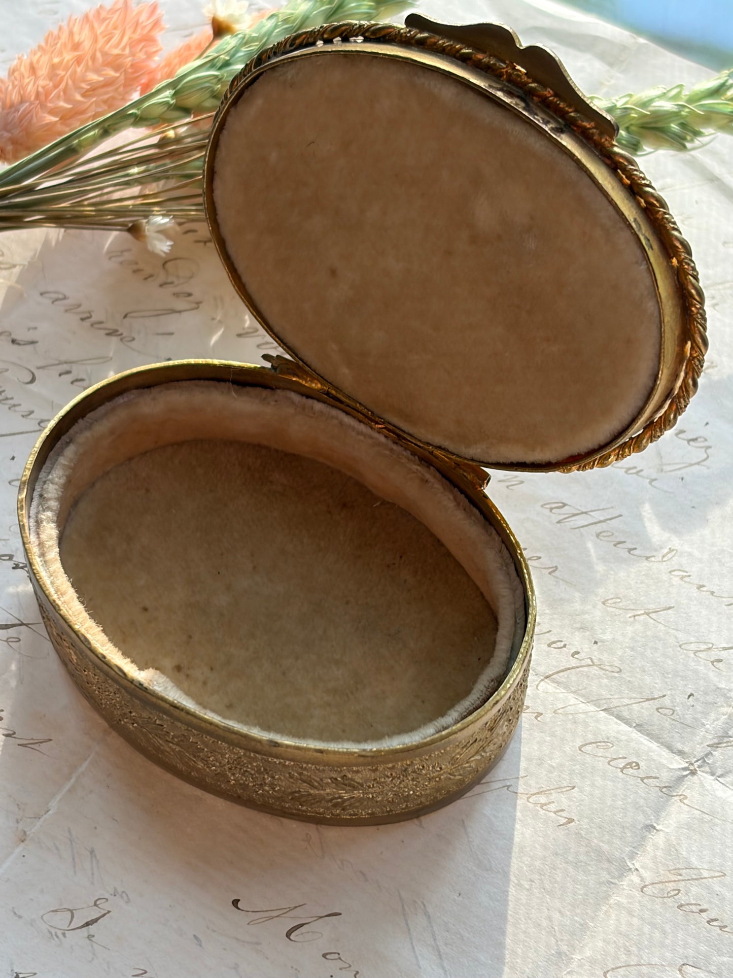 Antique French Portrait Box