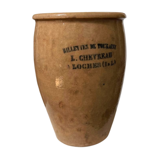 Antique French Stoneware Pot – L. Chevreau, Loche
