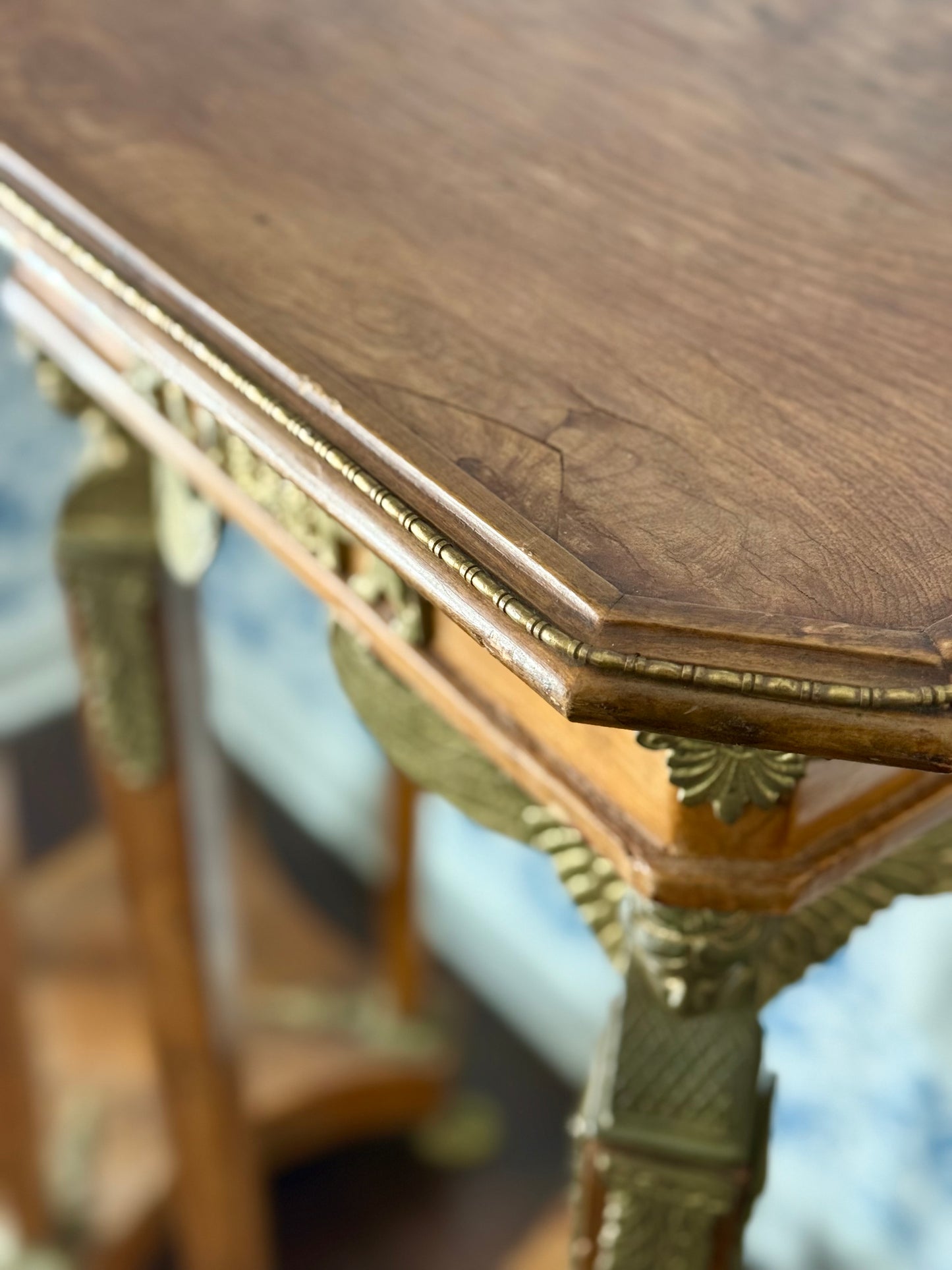 Empire Style Pedestal with Elaborate Ormolu Mounts (sold separately)
