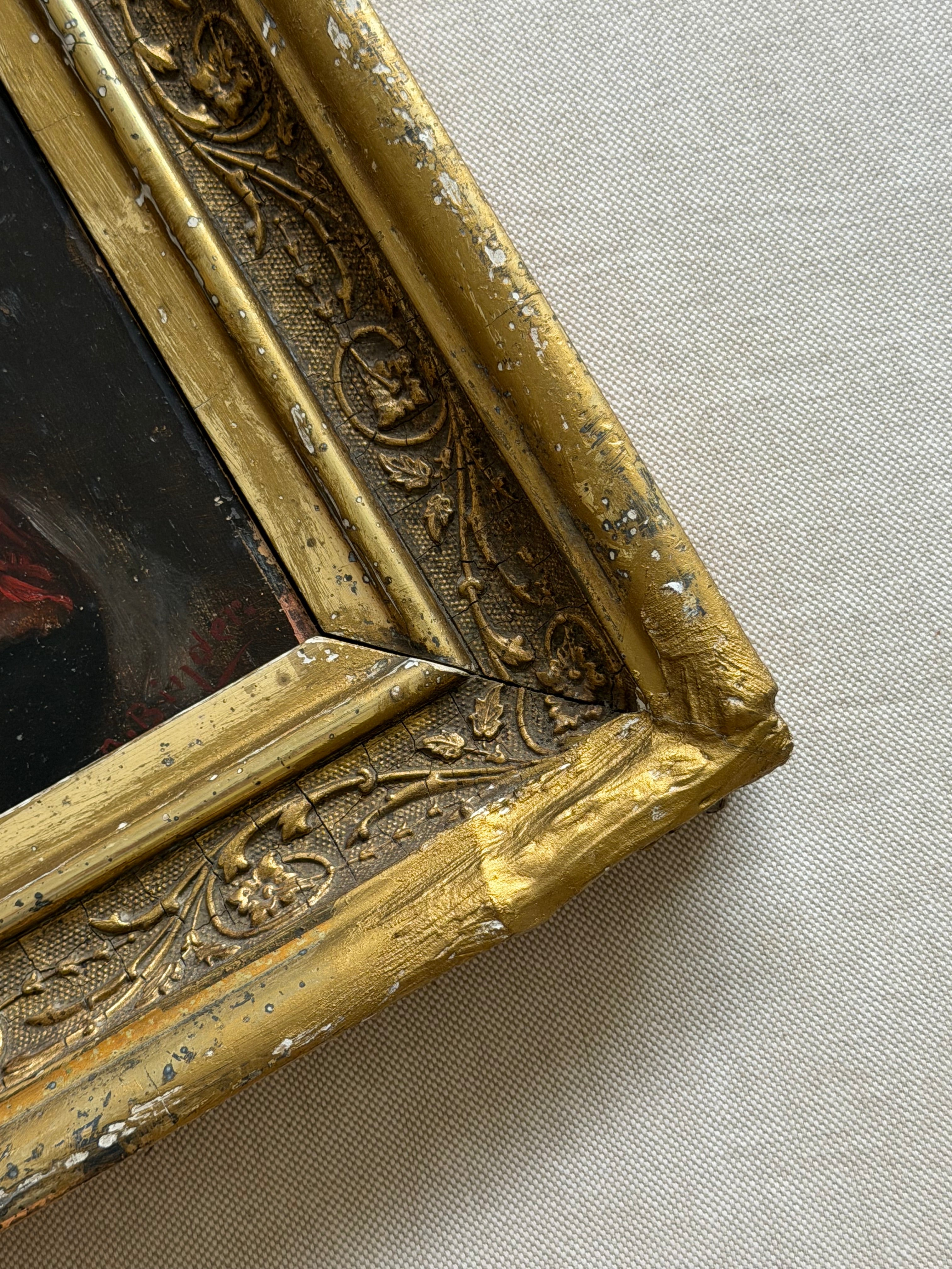 Antique Portrait of a Young Woman in Tyrolean Dress