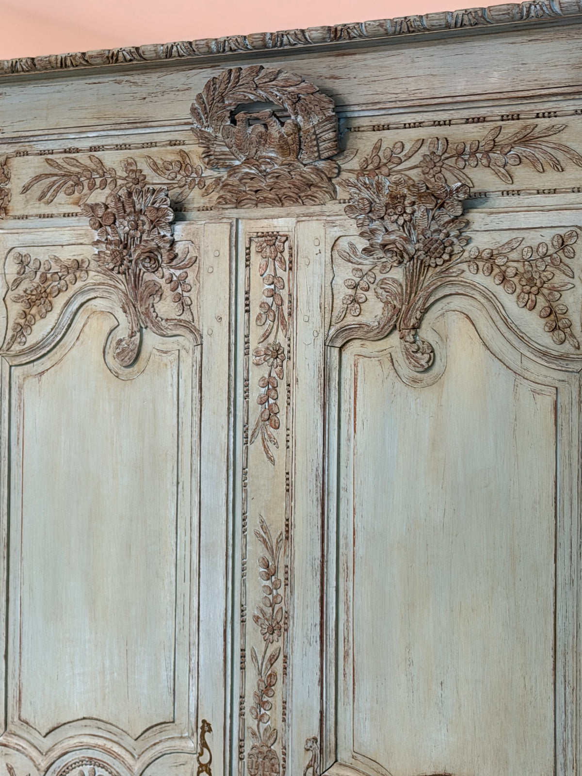 Antique French Wedding Armoire | Early 1800s