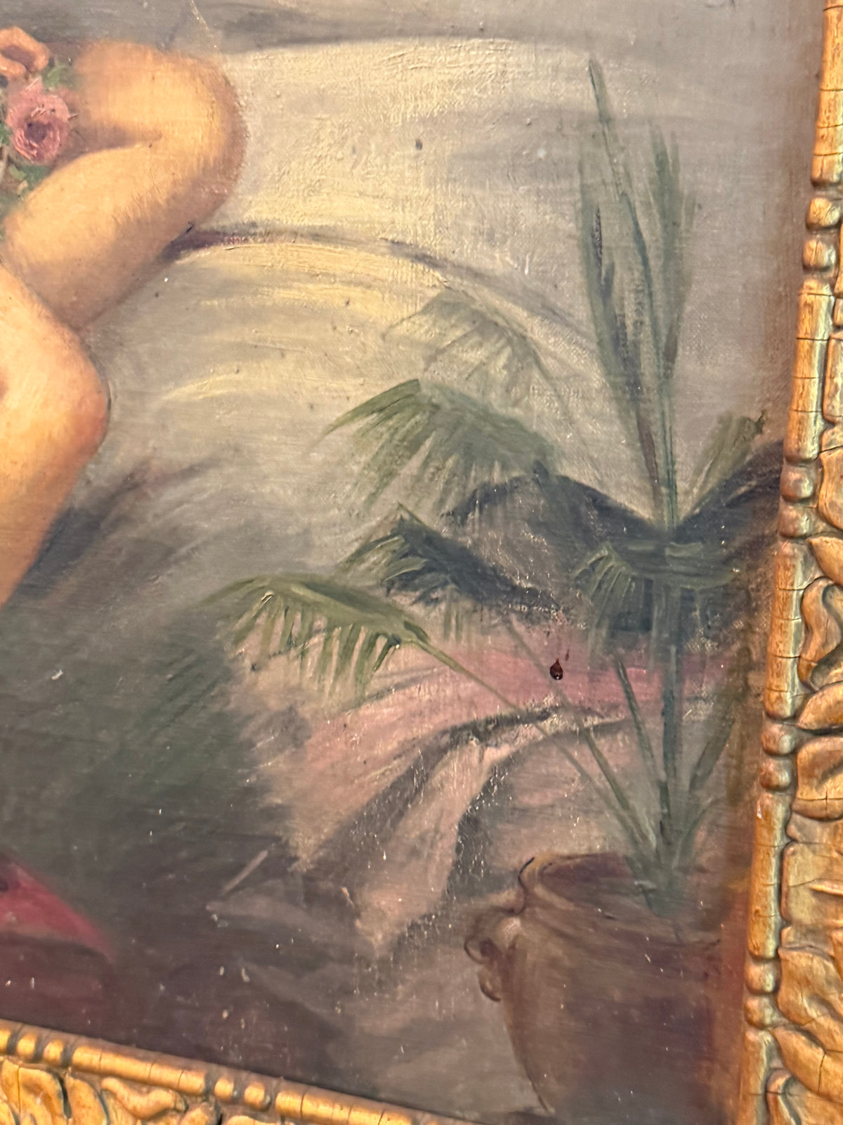Antique French Portrait of a Woman