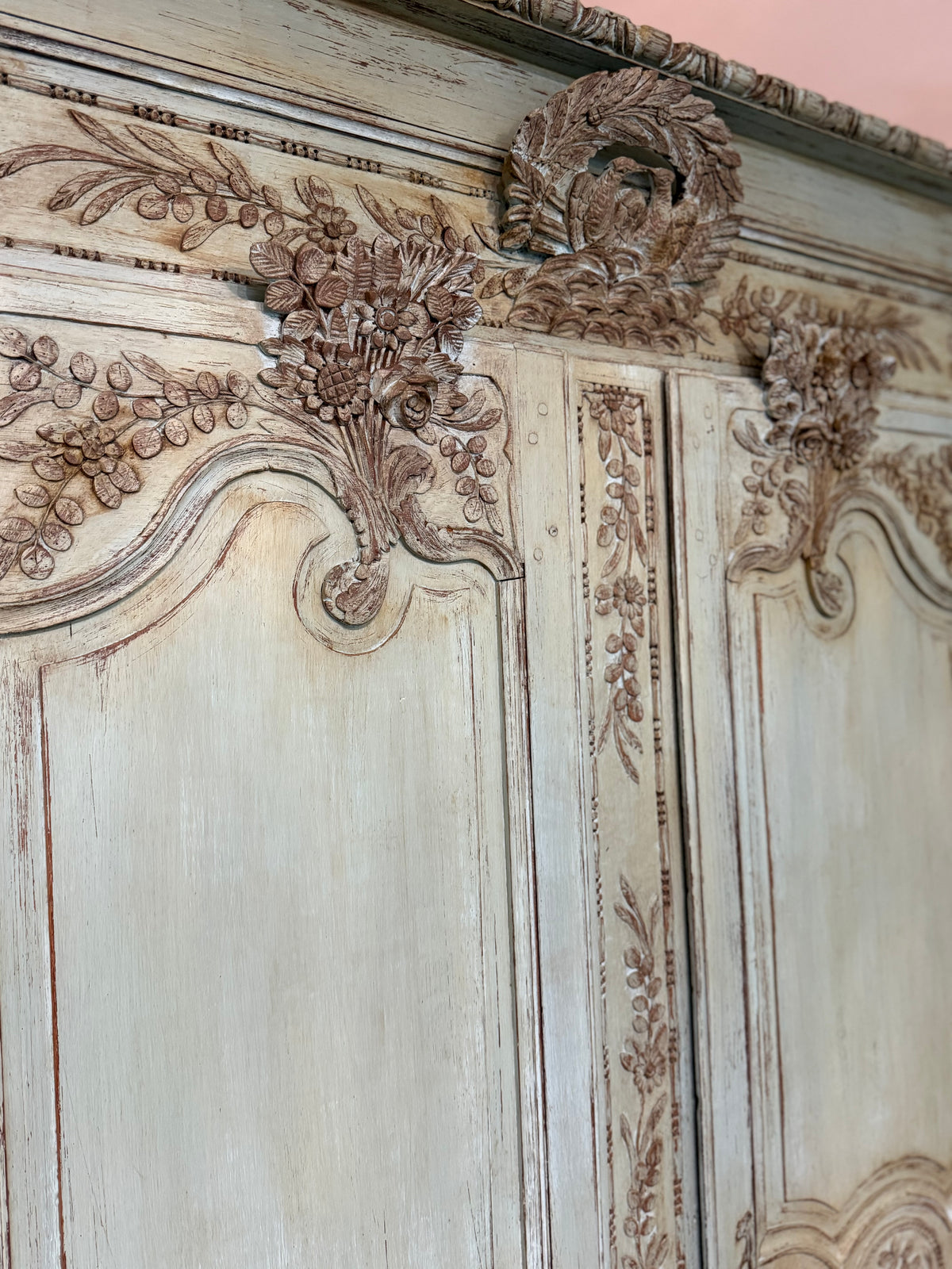 Antique French Wedding Armoire | Early 1800s