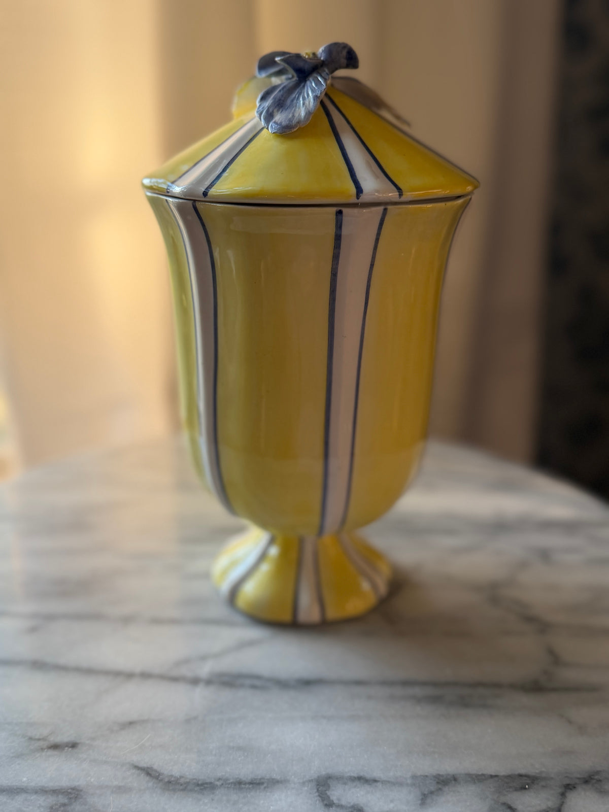 Italian Lidded Porcelain Vessel