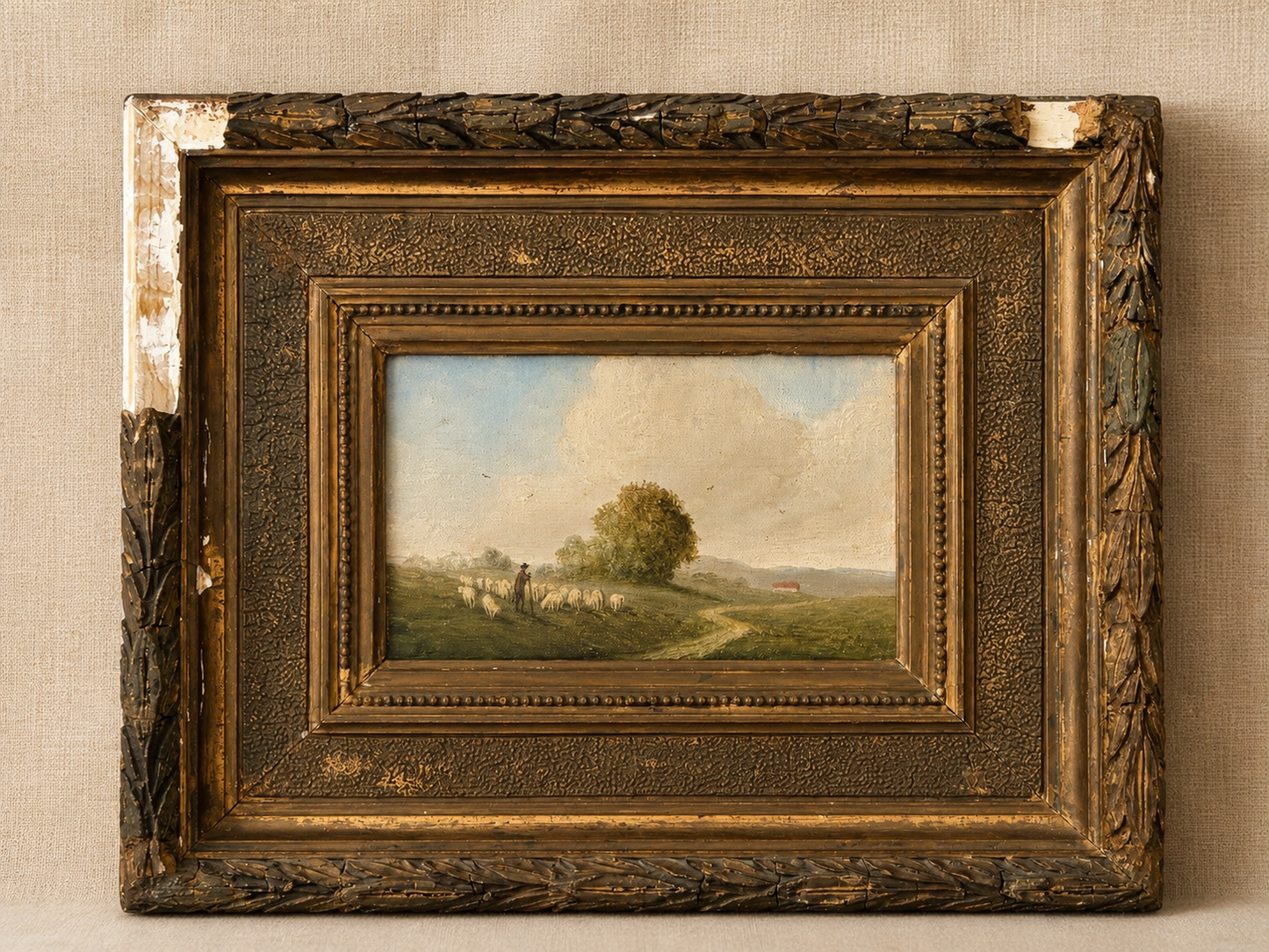 Antique European Pastoral Landscape