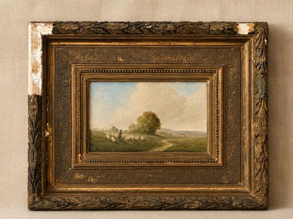 Antique European Pastoral Landscape