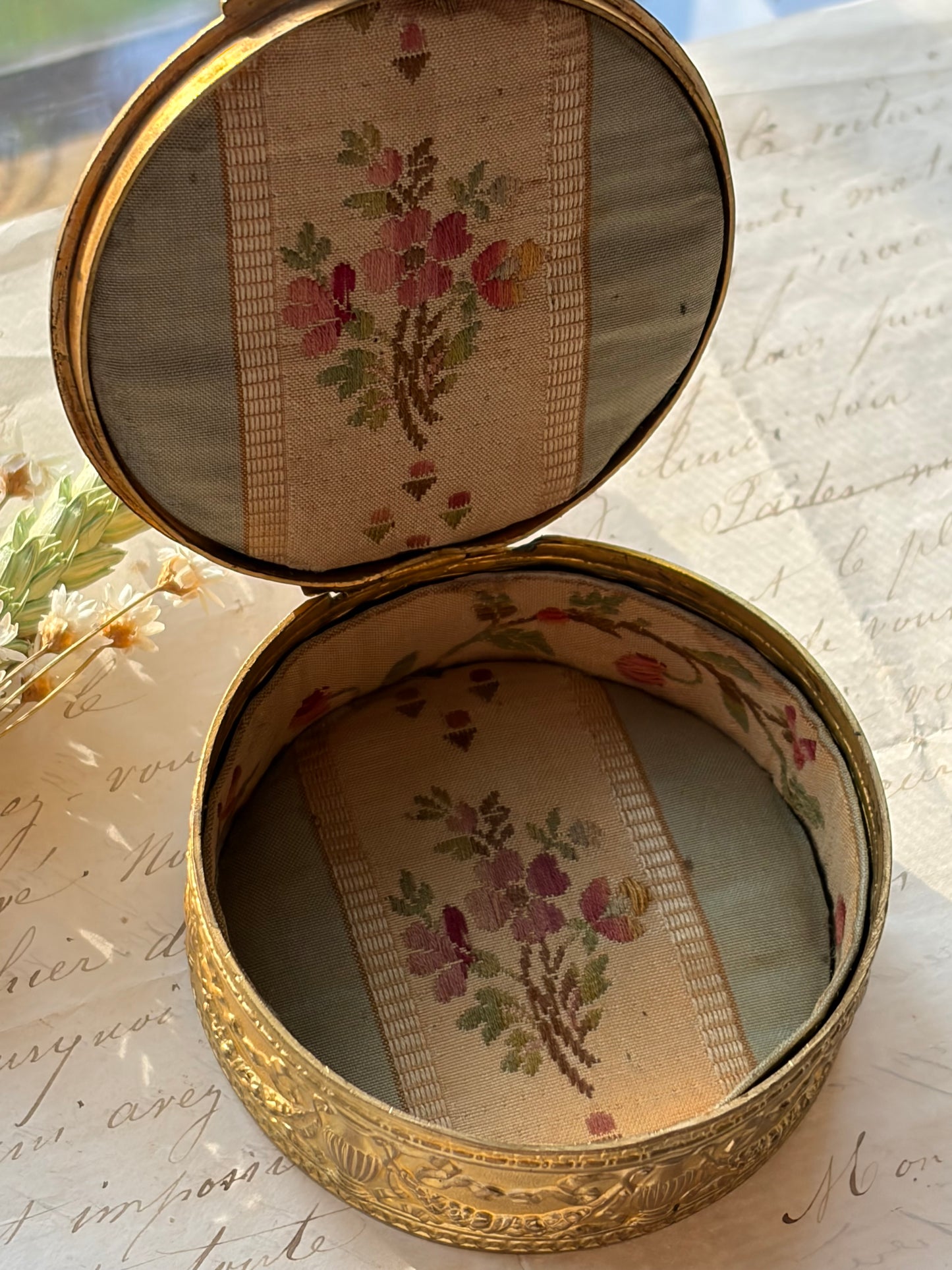 Antique French Portrait Box